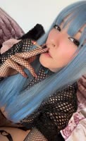 Tame Me Ivy's 420 Alt Girl Solo: Smoking in Fishnet Gloves