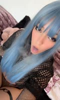 Tame Me Ivy's 420 Alt Girl Solo: Smoking in Fishnet Gloves