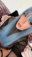 Tame Me Ivy's 420 Alt Girl Solo: Smoking in Fishnet Gloves