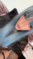 Tame Me Ivy's 420 Alt Girl Solo: Smoking in Fishnet Gloves