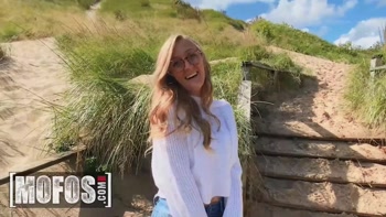 MOFOS - Molly Pills Loves Nothing More Than Being Naked In The Beach And Getting A Dripping Creampie