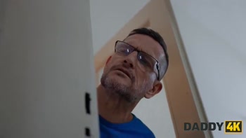 DADDY4K. My Boyfriend doesn't notice How His Daddy Fucks me