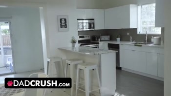 Petite Blonde Teen (18+) StepDaughter Brie Klein StepFamily Sex With Big Dick StepDad POV - DadCrush