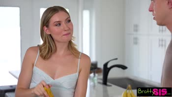 Emma Sirus's Stepbrother Seduction: Rough Sex & Blowjob
