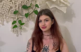 LinaMigurtt's Sperm Show: Teen (18+) Russian Cutie Swallows It All