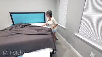 SexwithMilfStella - MILF Stella's StepFantasy: Sharing a Bed with Her StepGrandson