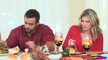 Step Moms Bang Teens (18+) - Naughty Family Thanksgiving