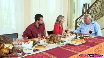 Step Moms Bang Teens (18+) - Naughty Family Thanksgiving