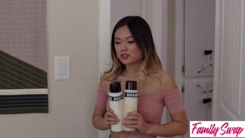 Lauren Phillips & Lulu Chu Share a Hung Stud in Steamy Redhead Threesome