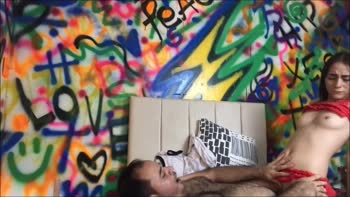 GiaMartin's Step Fantasy: Riding My Cock in Passionate Real Sex