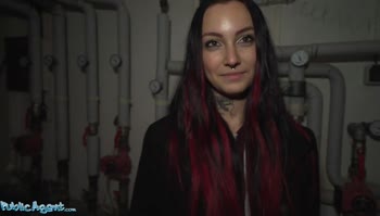 Tattooed Temptress Sharlotte Thorne's Steamy Boiler Room Tryst