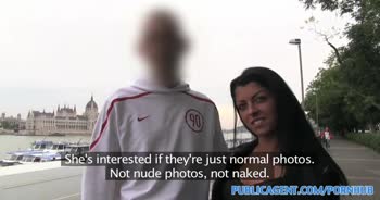 PublicAgent Beautiful Brunette Fucked in Hotel as her BF Waits outside
