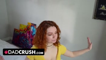 Curvy Redhead Girl Annabel Redd Blows Her Affectionate Step-daddy - DadCrush