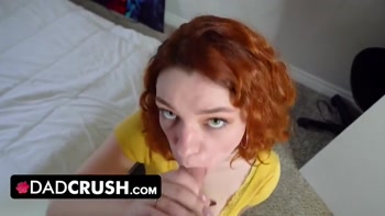 Curvy Redhead Girl Annabel Redd Blows Her Affectionate Step-daddy - DadCrush