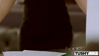 TUSHY Assistant Makes Her Boss Work For Anal
