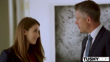 TUSHY Assistant Makes Her Boss Work For Anal