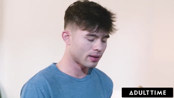 Shocked Stud Catches Step-Mom Aderes Quin in Threesome with Best Friend