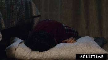 Shocked Stud Catches Step-Mom Aderes Quin in Threesome with Best Friend