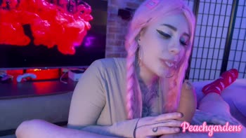 I am Peachgardens - Peachgardens' Sloppy Russian Tease: Big Tits, Deep Blowjobs & Cum-Filled Creampies