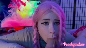 I am Peachgardens - Peachgardens' Sloppy Russian Tease: Big Tits, Deep Blowjobs & Cum-Filled Creampies
