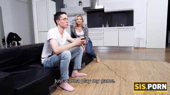 Russian Stepsis Anna Krowe Impales Stepbrother's Dick in Cowgirl Delight