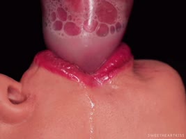 SweetheartKiss's Close Up Blowjob Leaves Him Beaming After Two Cumshots