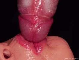 SweetheartKiss's Close Up Blowjob Leaves Him Beaming After Two Cumshots