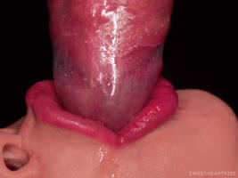 SweetheartKiss's Close Up Blowjob Leaves Him Beaming After Two Cumshots