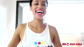 Ayst Banks' Sizzling POV Blowjob - Petite Ebony Latina