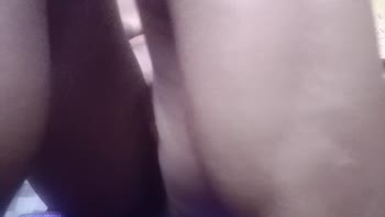 Skymile's Desperate Pee: Ebony Solo Girl Caught Masturbating