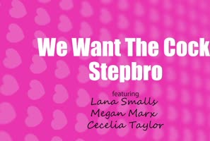 Megan Marx & Blonde Bombshells Seduce Big Dick Stepbrother