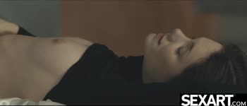 Intense Lesbiangasm: Petite Brunettes Savor Each Other's Bliss
