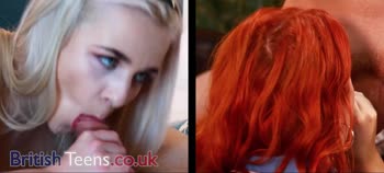British Teen (18+) Blowjob Battle: Round 4