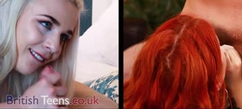 British Teen (18+) Blowjob Battle: Round 4