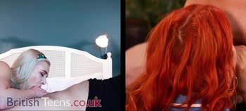 British Teen (18+) Blowjob Battle: Round 4