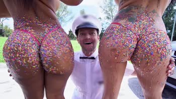 Candy-Coated Temptation: Rose Monroe, Lilith Morningstar & Preston Parker's Sizzling Threesome