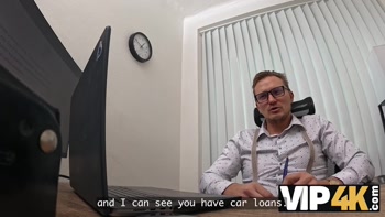 VIP4K. She loves horses, so she saddled him up and fucked him