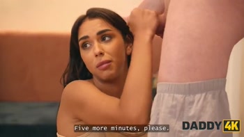DADDY4K. Fuck me until he catches us!