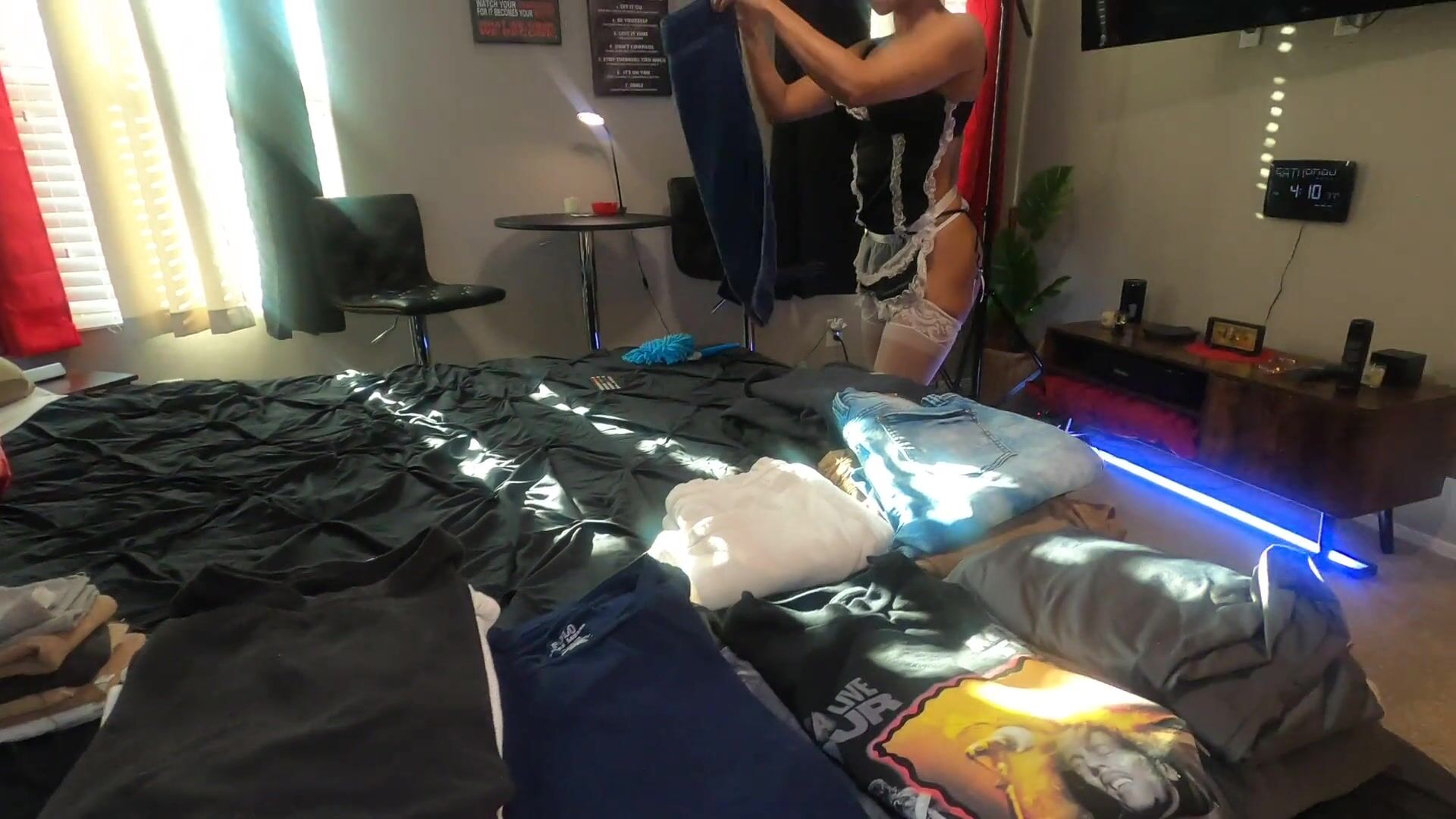 Dirty Maid Gets Fucked by two Pornstar Homies