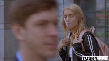 TUSHY Rebellious Teen (18+) Teases Her Sugar Daddy With Her Tight