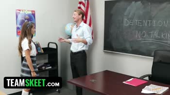 Ryan Mclane's After-School Seduction: Cassidy Klein's Blowjob & Cumshot