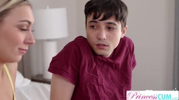 Chloe Temple's Stepbrother Frenzy: Big Dick POV Blowjobs & Rough Sex