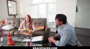 Cherry Fae's Ginger Heat: Petite Redhead Takes a Big Cock