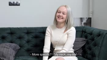 Marie Poucette's Innocent Debut: Tiny Virgin Blonde's Hardcore Initiation