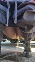 Kinkikelliii's Outdoor Escapade: A Public Piss Revelation