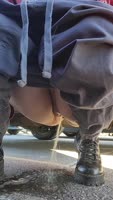 Kinkikelliii's Outdoor Escapade: A Public Piss Revelation