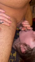 BustinJustin23 - Justin's Redhead Beauty Sucks His Massive Cock