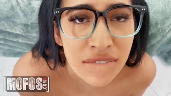 MOFOS - Edible Aubrey Plays With Her Pussy In Front Of Her Husband’s Brother Then Takes A Cock Ride