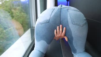 Emily-Bee's Steamy Solo: Tight Jeans Squirt Show