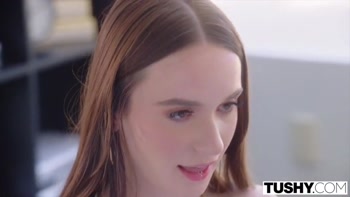 TUSHY – Sexy temp Hazel can't resist seducing her boss